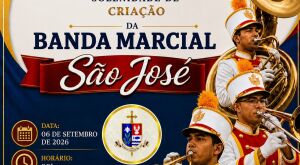 Par&oacute;quia Catedral S&atilde;o Jos&eacute; lan&ccedil;a banda marcial e abre espa&ccedil;o para novos talentos em Coxim