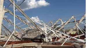 Trabalhadores morrem ap&oacute;s estrutura desabar em obra de supermercado em MS