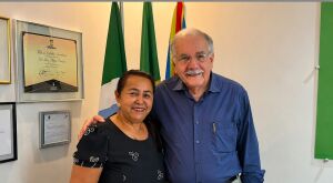 L&uacute;cia da AAVC busca assegurar recursos para pavimenta&ccedil;&atilde;o do bairro Lagoa Dourada em Coxim, independente do resultado das elei&ccedil;&otilde;es 2026