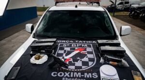 Pol&iacute;cia Militar em Coxim prende quatro por tr&aacute;fico de drogas, porte ilegal de arma de fogo e associa&ccedil;&atilde;o criminosa 