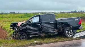 Casal morre e filha de 5 meses fica ferida em acidente com 10 v&iacute;timas em MS 