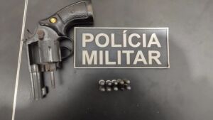 Polícia Militar prende homem em flagrante com revólver ao ameaçar ex-mulher em Sonora