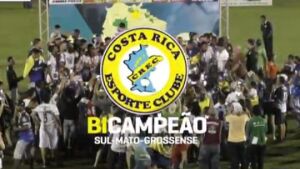 Empate com o Operário garante vitória e Costa Rica é campeão sul-mato-grossense

