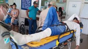 Em Coxim, jovem tem perna sugada por moedor de grãos em acidente de trabalho