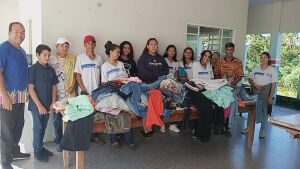 Estudantes da área rural de Coxim se unem e colaboram com a Campanha do Agasalho 2023 da Escola Municipal Antônio Torquato da Silva - Pólo Jauru