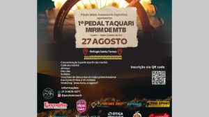 1º Pedal Taquari Mirim de MTB será realizado em Coxim 