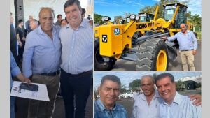 Vereador João do Posto cumpre agenda em Campo Grande na solenidade de entrega de motoniveladora para Coxim 