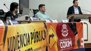 Diretoria do Detran recebe demandas durante audiência pública sobre o trânsito em Coxim