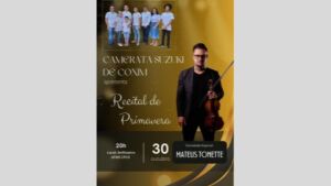 Matheus Tonette faz performance e demonstrações no violino em Coxim
