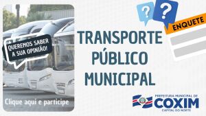 Sua opinião importa: Prefeitura de Coxim lança enquete para implantar transporte público
