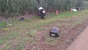 Motociclista morre na BR-163 entre Pedro Gomes e Sonora, após perder o controle e sofrer queda