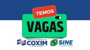 Oportunidades de trabalho em Coxim: confira as vagas disponíveis no Sine