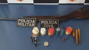 Polícia Civil apreende arma de fogo e munições em Alcinópolis