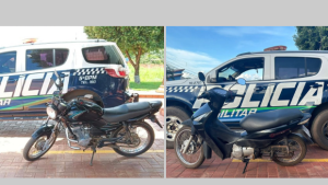 Polícia Militar de Rio Verde recupera motocicletas furtadas
