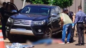 Mulher morre atropelada após tentar deter caminhonete desgovernada em São Gabriel do Oeste 
