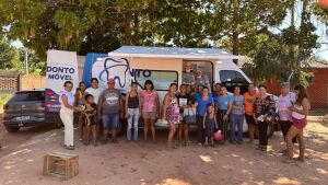 Com Unidade Móvel, Prefeitura oferece saúde bucal e ação social no Nova Coxim