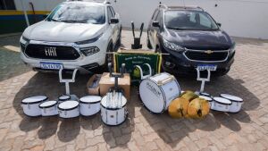 Assistência Social de Sonora  recebe dois carros zero KM e instrumentos musicais para projetos sociais