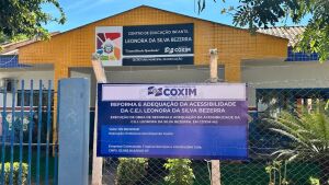 Prefeitura de Coxim inicia reforma de Centro de Educação Infantil Leonora Bezerra na Vila Mariana