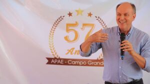 Deputado Estadual Junior Mochi celebra 57 anos da APAE de Campo Grande e reforça compromisso com instituições assistenciais
