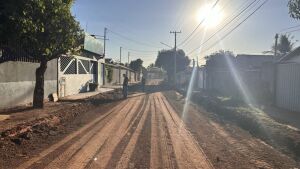 ATENÇÃO: Ruas no Conjunto Taquari em Coxim serão interditadas para obras de pavimentação asfáltica