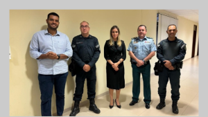 Polícia Militar apresenta para juíza projetos sociais de Coxim