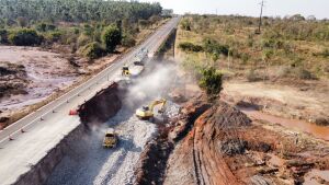 CCR MSVia avança com as obras de recuperação da BR-163/MS em Jaraguari