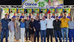 Clarice e Jansen realizam carreata para inauguração de comitê em Sonora
