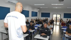 Polícia Militar e Justiça Eleitoral discutem segurança para o pleito de 2024 em Coxim
