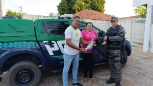 Polícia Militar Ambiental de Coxim doa pescado apreendido para Casa Lar dos Idosos 