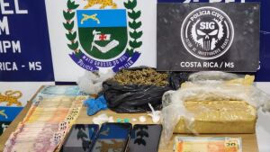 Além de dois corpos, carro de funerária transportava maconha e cocaína em MS