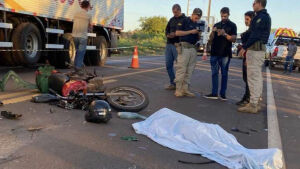 Motociclista morto em acidente na BR-163 é identificado