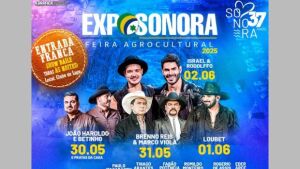 Sonora confirma programação festiva da ExpoSonora em comemoração aos seus 37 anos