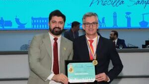 Paulo Barbosa recebe homenagem da Câmara de Vereadores de Campo Grande