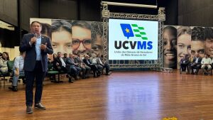 Gerson participa da posse da nova presidência da União das Câmaras de Vereadores e defende união e diálogo para o desenvolvimento de MS