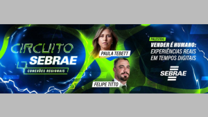 Conexões Regionais: Sebrae leva palestras sobre vendas no digital com Felipe Titto e Paula Tebett para cinco municípios de MS
