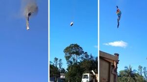 Polícia diz que extintor não funcionou em balão que pegou fogo, caiu e matou 8 pessoas em Santa Catarina