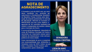 Nota de Agradecimento