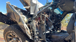Motorista fica gravemente ferido em colisão frontal na BR-163, em Rio Verde
