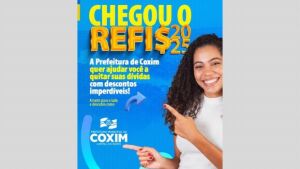 Inicia nesta sexta-feira o REFIS 2025 da Prefeitura de Coxim com descontos de até 100% em juros e multas