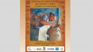Coxim recebe oficina gratuita de cerâmica inspirada no Pantanal
