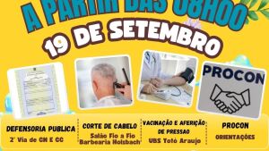 População terá atendimentos gratuitos em ação social no Cras Nova Coxim