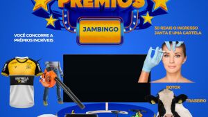 Super jambingo beneficente com show de prêmios acontece em Coxim na próxima sexta-feira, 19 de setembro 