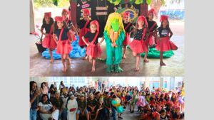 Escola Municipal Estudante William Tavares de Oliveira em Coxim realiza apresentação cultural em comemoração ao Dia do Folclore    