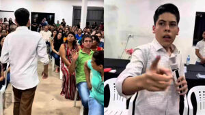 Pastor mirim explode com fiel ao ser chamado de falso profeta em igreja de MS: 'você tem amante'