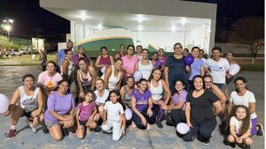 Sonora: Encerramento do Agosto Lilás reúne mulheres em aula de zumba no parque da cidade