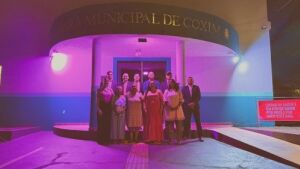 Câmara Municipal de Coxim ganha iluminação rosa em defesa da prevenção ao câncer de mama