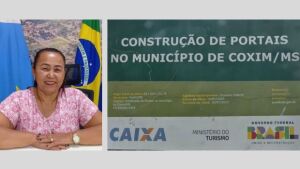 Vereadora Lúcia da AAVC participa de reunião sobre as obras dos portais da entrada de Coxim