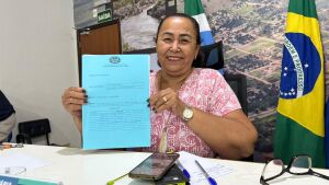 Vereadora Lúcia da AAVC lamenta reprovação de requerimento apresentado na Câmara Municipal de Coxim