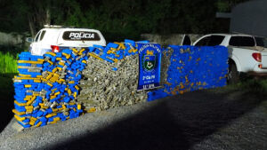 Polícia militar apreende mais de 1,5 tonelada de droga em MS