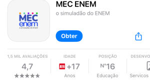 Participantes do Enem podem estudar por aplicativo do MEC